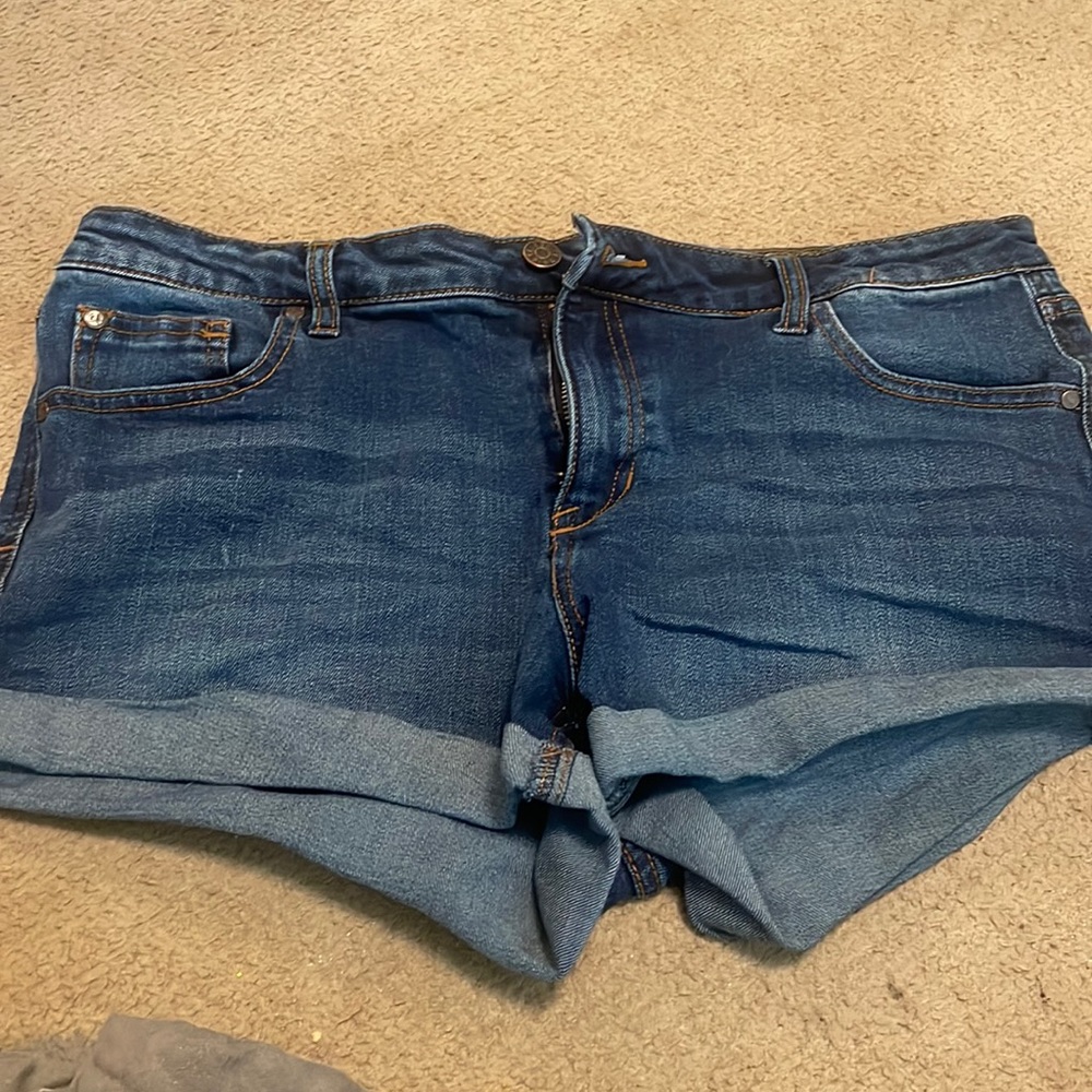 Denim shorts